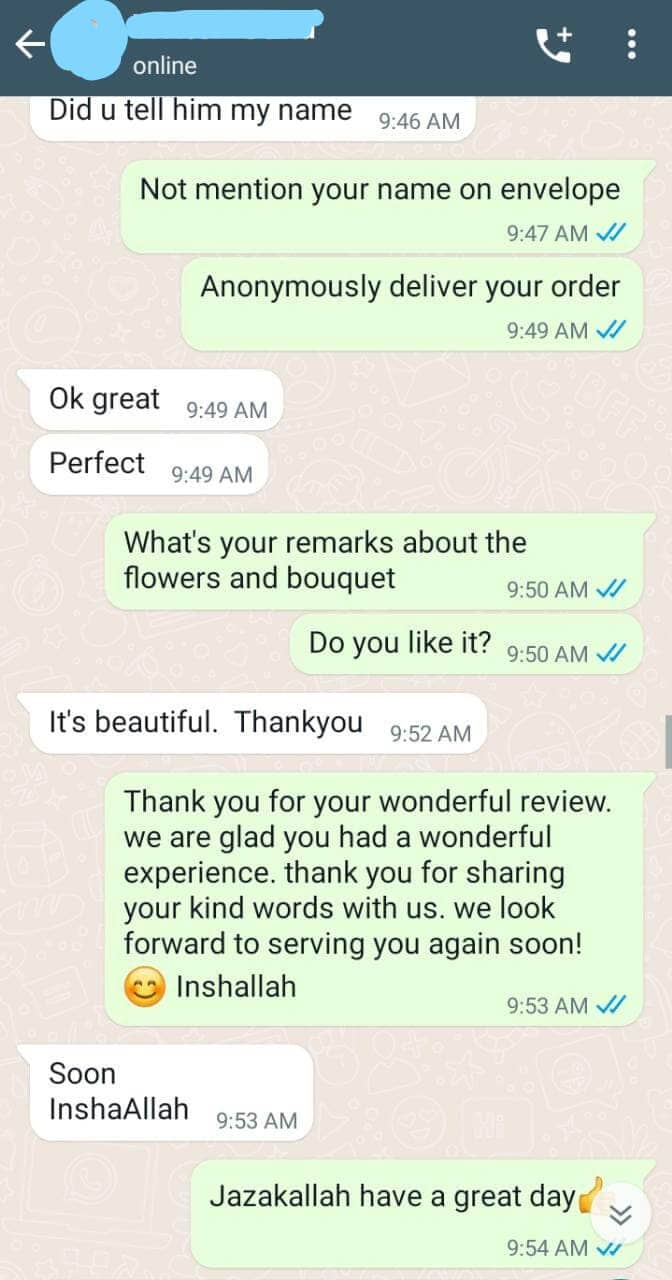 Reviews - TheFlowers.PK
